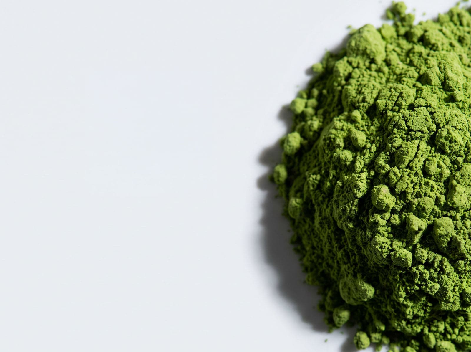 Pile of green powder
